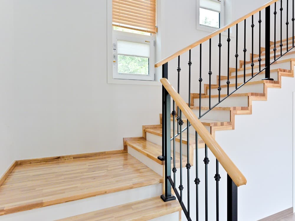 Escalera en forma de L